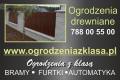 Ogrodzenia z klasa- ogrodzenia drewniane,panelowe- woj.mazowieckie