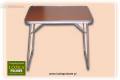 Por�czny stolik sk�adany aluminiowy blat z laminowanej p�yty sklep W-wa